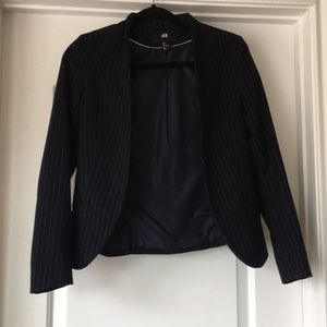 Navy Blue pinstripe blazer